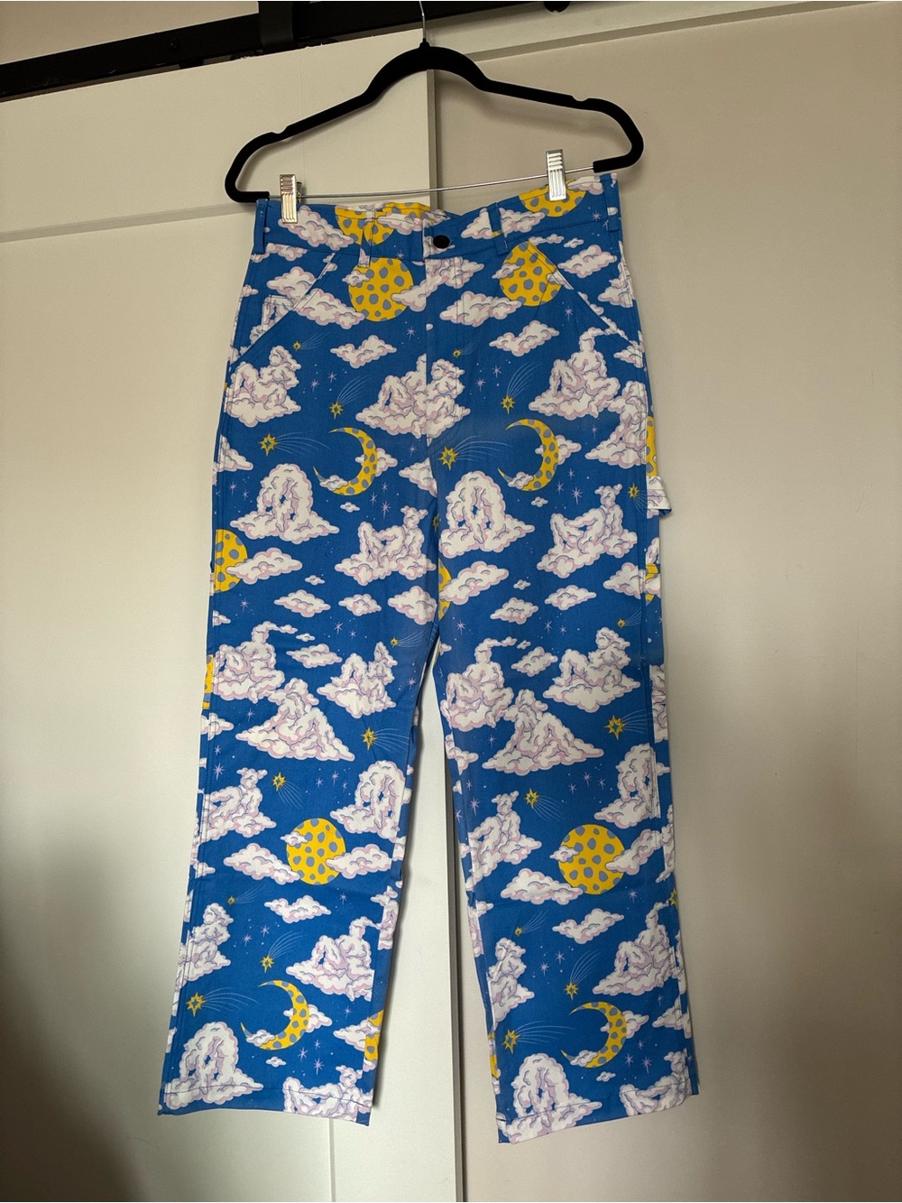 Nooworks Blue Moon & Cloud Print pants